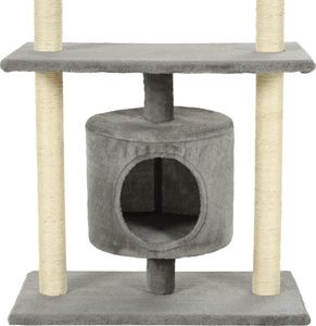 vidaXL Drapak dla kota ze sizalowymi słupkami, 95 cm, szary 7