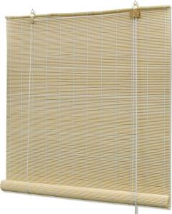 vidaXL Roleta bambusowa 140 x 220 cm, naturalna 1