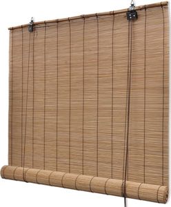 vidaXL Rolety bambusowe brązowe 120 x 220 cm 1