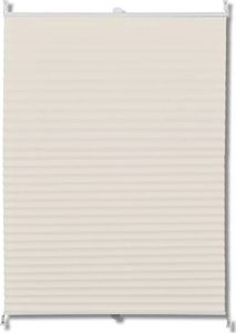 vidaXL Roleta plisowana kremowa (40x150cm). 2