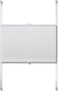 vidaXL Roleta plisowana 100x200 cm Biała 4