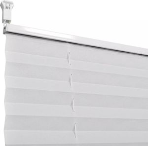 vidaXL Roleta plisowana, biała (90x150 cm) 6