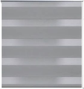 vidaXL Roleta Zebra (80 x 175 cm) Szara 2