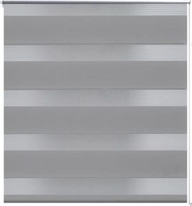 vidaXL Roleta Zebra (80 x 150 cm) Szara 2