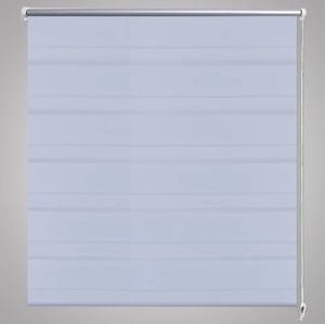 vidaXL Roleta w pasy (70 x 120 cm), biała 4