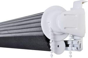 vidaXL Roleta w pasy (70 x 120 cm), biała 5