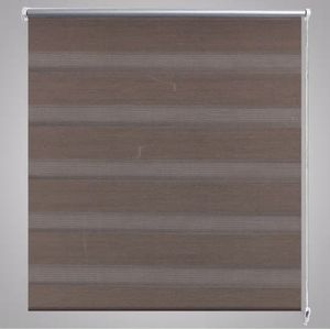 vidaXL Roleta w pasy kawa 4