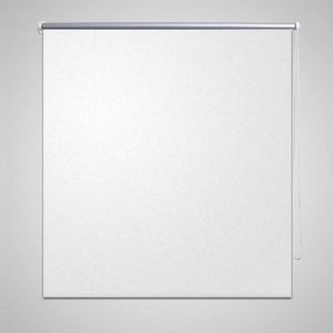 vidaXL Roleta okienna zaciemniająca biała 160 x 230 cm 1