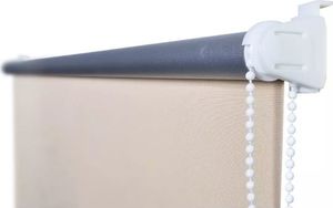 vidaXL Roleta okienna zaciemniająca beżowa 80 x 230 cm 3