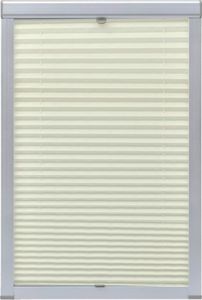vidaXL Roleta plisowana, kremowa, 102 2