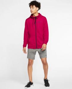 Nike Bluza męska Hoodie Dri-Fit czerwona r. S 3