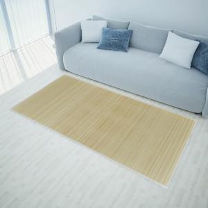 vidaXL Naturalny, prostokątny dywan bambusowy, 120 x 180 cm 1