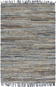 vidaXL Ręcznie tkany dywan Chindi, juta i dżins, 160x230 cm, kolorowy 1