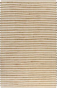 vidaXL Ręcznie tkany dywan, juta, 120 x 180 cm, naturalny i biały 1