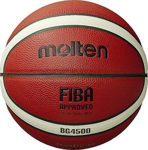 Molten Brązowa piłka do koszykówki Molten B7G4500 rozmiar 7 uniwersalny 1