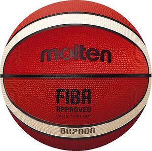 Molten Brązowa piłka do koszykówki Molten B5G2000 rozmiar 5 uniwersalny 1