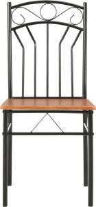 vidaXL Krzesła do jadalni, 2 szt., brązowe, MDF 3