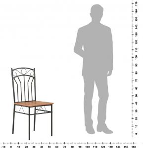 vidaXL Krzesła do jadalni, 2 szt., brązowe, MDF 8