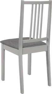 vidaXL Krzesła z poduszkami, 6 szt., szare, lite drewno 5