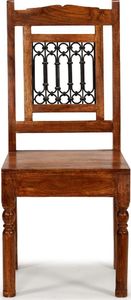 vidaXL Krzesła z litego drewna stylizowanego na sheesham, 6 szt. 3