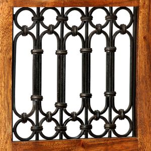 vidaXL Krzesła z litego drewna stylizowanego na sheesham, 6 szt. 4