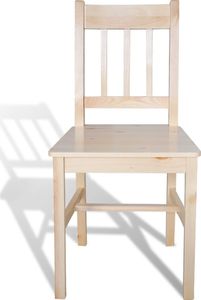 vidaXL Krzesła stołowe, 6 szt., drewno sosnowe 2