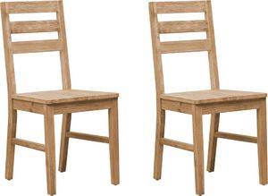 vidaXL Krzesła jadalniane, 2 szt., lite drewno akacjowe 1