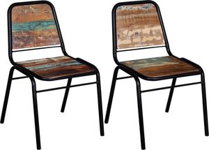 vidaXL Krzesła stołowe, 2 szt. 5