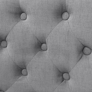 vidaXL Krzesła stołowe, 2 szt., jasnoszare, tkanina 2