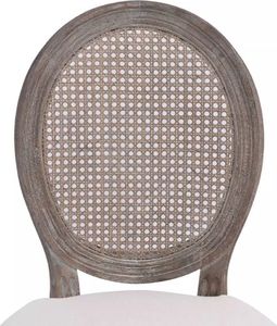 vidaXL Krzesła stołowe, 4 szt., kremowe, tkanina 5