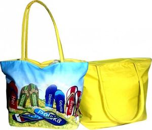 Torba plażowa Shopper Bag żółta 1