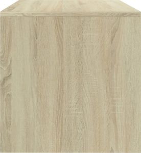 vidaXL Szafka pod TV, dąb sonoma, 100 x 40 x 40 cm, płyta wiórowa 5