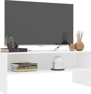 vidaXL Szafka pod TV, biała, 100 x 40 x 40 cm, płyta wiórowa 3