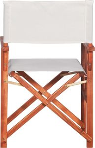 vidaXL krzesła reżyserskie, 2 sztuki, lite drewno akacjowe (45946) 6