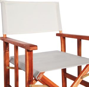 vidaXL krzesła reżyserskie, 2 sztuki, lite drewno akacjowe (45946) 7