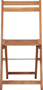 vidaXL krzesła bistro, ogrodowe, 2 sztuki, lite drewno akacjowe (44012) 3