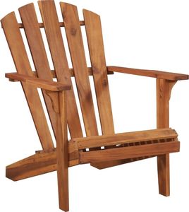 vidaXL krzesło ogrodowe Adirondack z litego drewna akacjowego (44116) 1