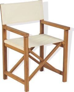 vidaXL składane krzesło reżyserskie, lite drewno akacjowe (43801) 1