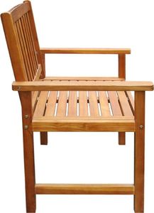 vidaXL krzesła ogrodowe, 2 sztuki, lite drewno akacjowe, brązowe (42626) 4