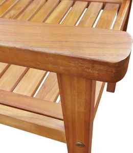 vidaXL krzesła ogrodowe, 2 sztuki, lite drewno akacjowe, brązowe (42626) 5