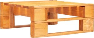 vidaXL stołek ogrodowy wykonany z palet, drewno FSC, miodowy brąz (45764) 1
