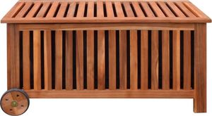 Skrzynia ogrodowa vidaXL Skrzynia na koce 118x52x58 cm drewniana 3