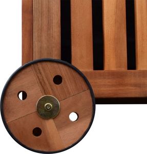 Skrzynia ogrodowa vidaXL Skrzynia na koce 118x52x58 cm drewniana 5