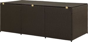 Skrzynia ogrodowa vidaXL 180x90x75 cm Brąz 6