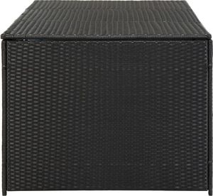 Skrzynia ogrodowa vidaXL 180x90x75 cm Czarny 5