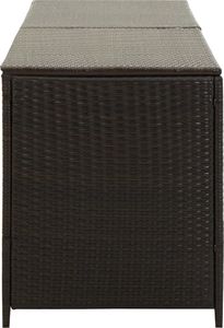 Skrzynia ogrodowa vidaXL 200x50x60 cm Brąz 5