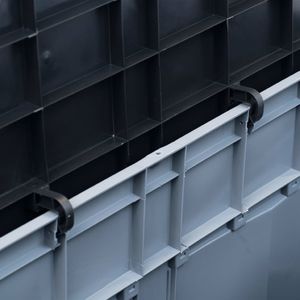 Skrzynia ogrodowa vidaXL 320 l Szary 2