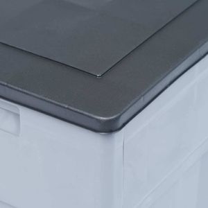 Skrzynia ogrodowa vidaXL 320 l Szary 3