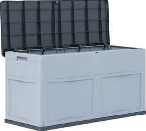 Skrzynia ogrodowa vidaXL 320 l Szary 6