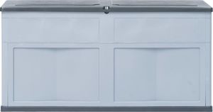 Skrzynia ogrodowa vidaXL 320 l Szary 7